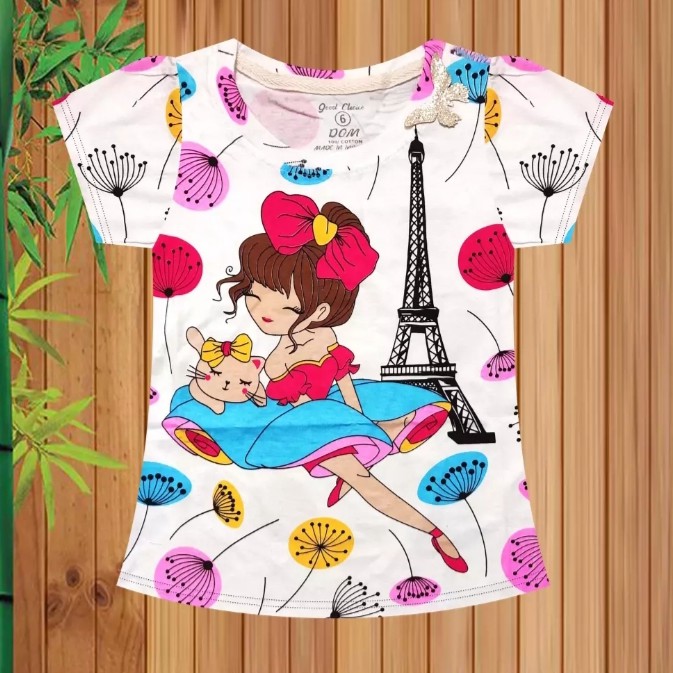 BAJU ANAK PEREMPUAN MURAH/KAOS DISTRO ANAK/KAOS TRENDY/KAOS ANAK MOTIF FULLPRINT