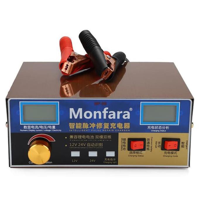 PROMO Charger Aki Mobil 12V24V / Charger Aki Pintar Hingga 400AH