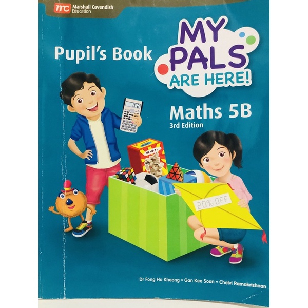 Marshall Cavendish My Pals Are Here Math Pupils Book 5B Third Edition Bekas