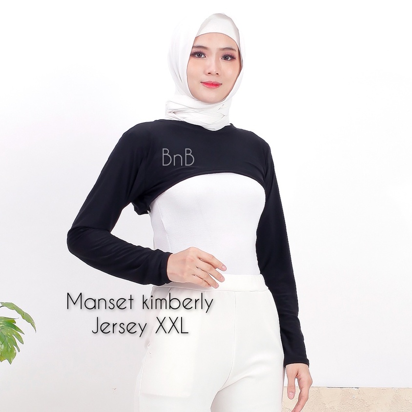 Manset Tangan Jumbo XXl Hitam Manset Sambung Cewek Balero Kimberly Croptop Manset BNB Terbaru Manset Spandek