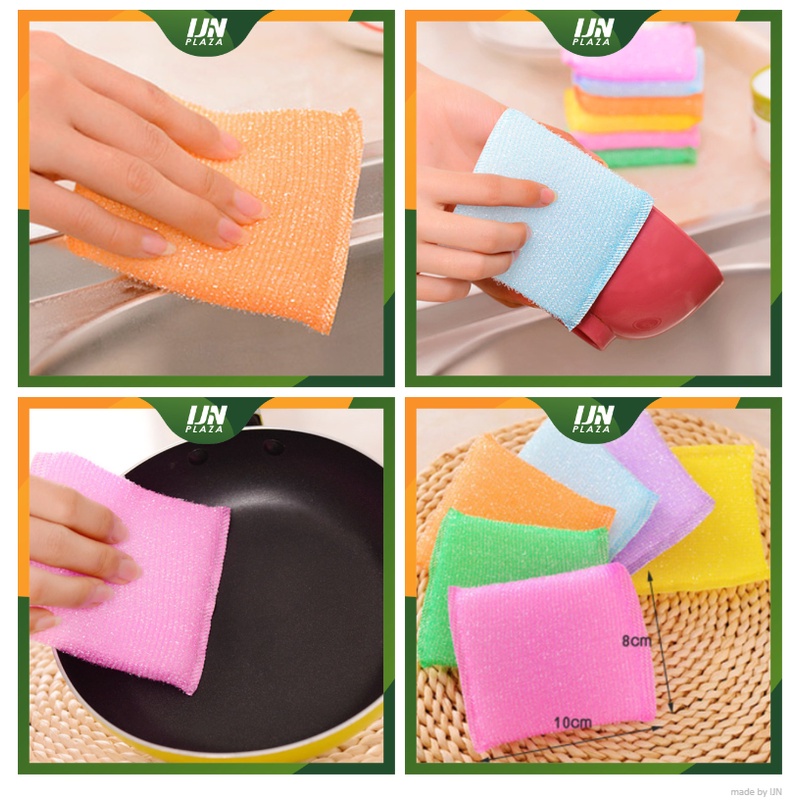 ❤ IJN ❤ SPON SPONS SPONGE BUSA CUCI PIRING WARNA WARNI BAHAN TEBAL TAPAS BANTAL DAPUR GELAS SENDOK PANCI HIGIENIS