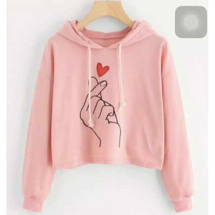 TBI Hoodie Sweater Love Fashion Style Korea Baju Kaos Cotton Murah