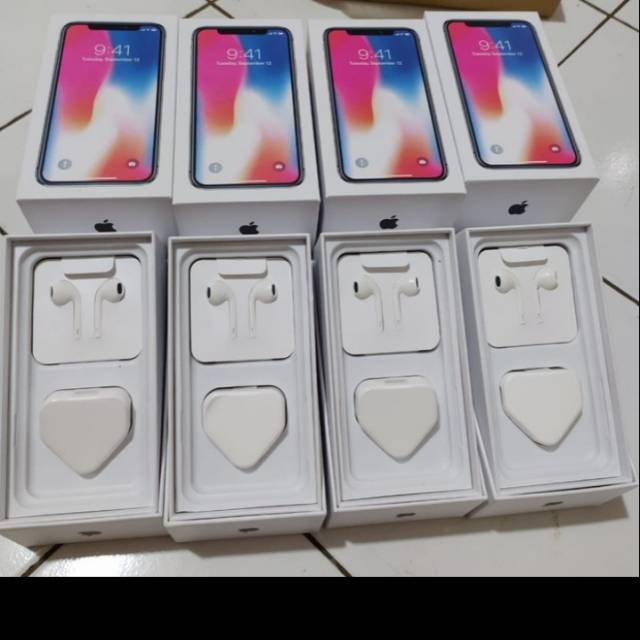 

Dus box iphone X fullset free imei