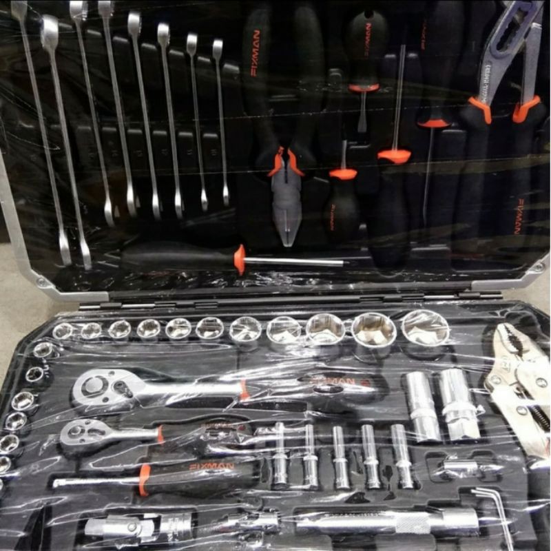 FIXMAN MECHANICAL TOOLS SET TOOL BOX OMC-B5072M 72 PCS