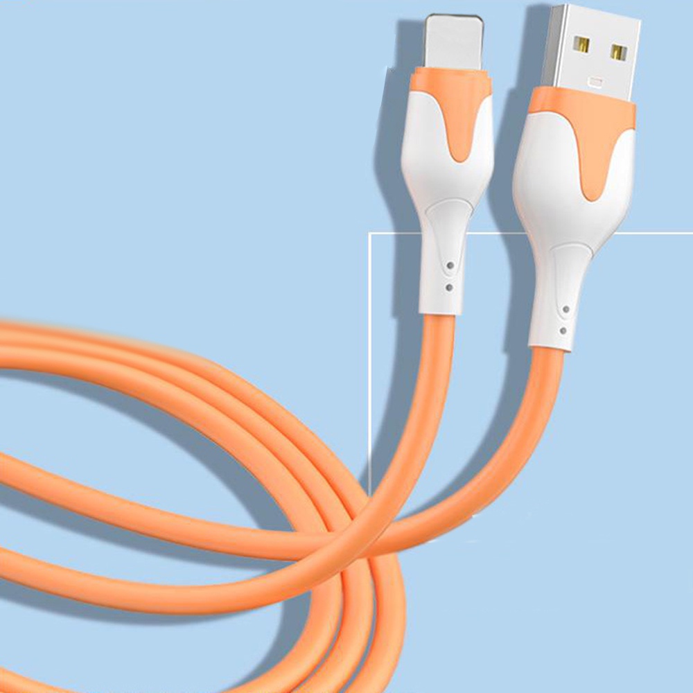 Kabel Data / Charger USB Tipe C Fast Charging Bahan Silikon Lembut Panjang 1m / 2m Untuk Android