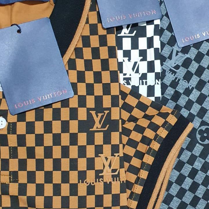 Best Produk 0QH KAOS KERAH PRIA LOUIS VUITTON KAOS POLO PRIA LOUIS VUITTON IMPORT PREMIUM BAJU KERAH