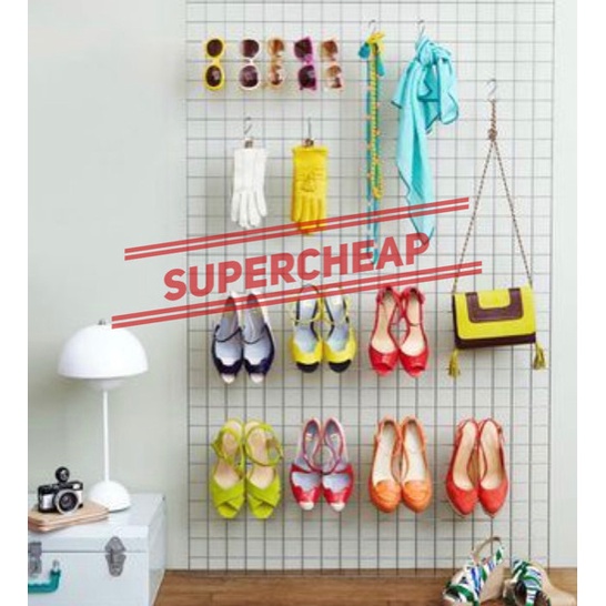 

READY Wire Grid 95 x 45 cm Wall Kawat Ram pajangan foto notes bisa dropship BERKUALITAS