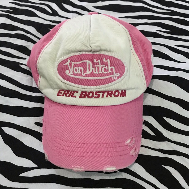 Topi Von Dutch original pink cap
