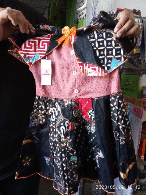 Tcb - Dress Batik Anak Karisa Usia 3-4 Tahun