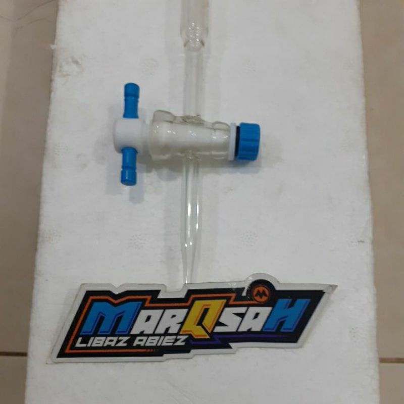 Buret 25ml kran teflon Alat Ukur Kompresi Motor Universal Herma