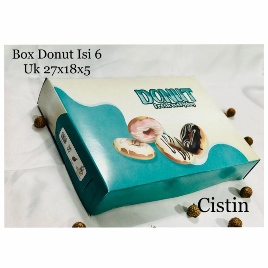 

BOX DONAT MOTIF 27X18X5CM 1 LUSIN