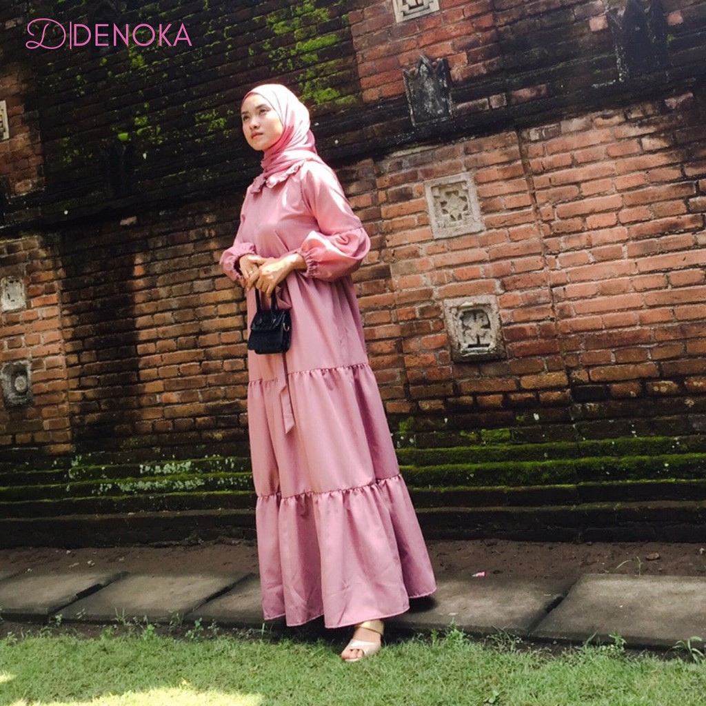 Alea Dres Gamis Couple ibu anak / gamis couple Mom and kids bahan katun