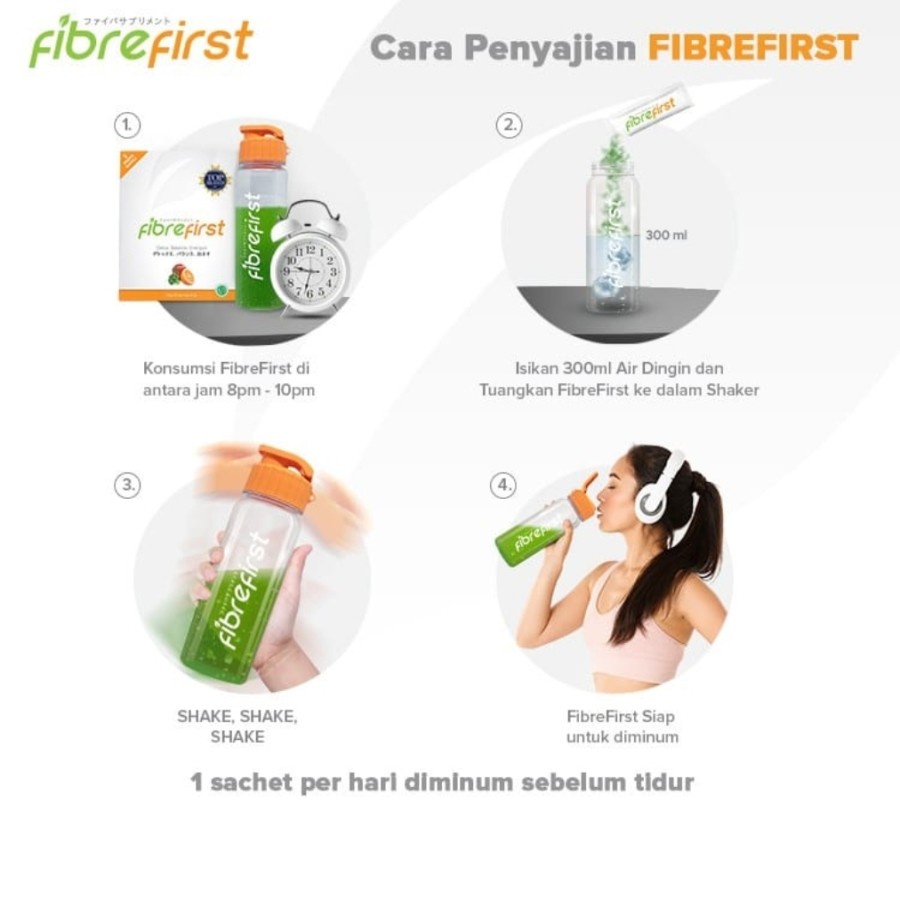 Fibre First Detox Slimming Fibrefirst isi 15 sachet Fiber first