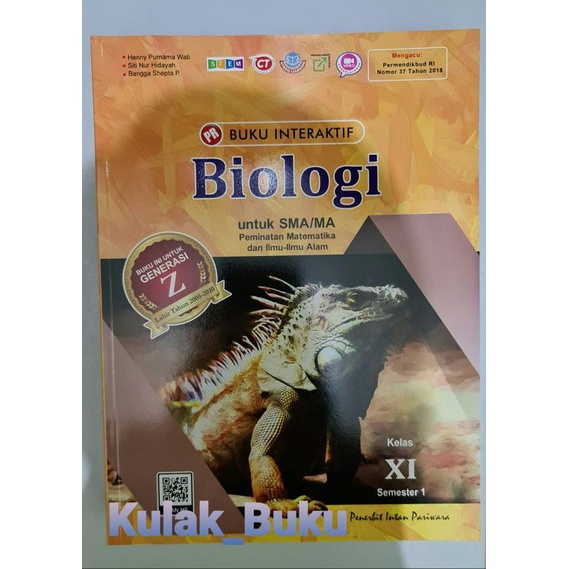 Buku lks pr interaktif biologi kelas XI,11 semester 1 tahun 2022 kurikulum merdeka belajar intan par