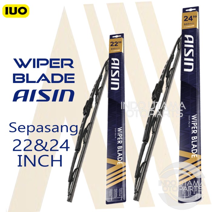 Wiper Mobil Hyndai Trajet AISIN Sepasang 22-24&quot; ORIGINAL