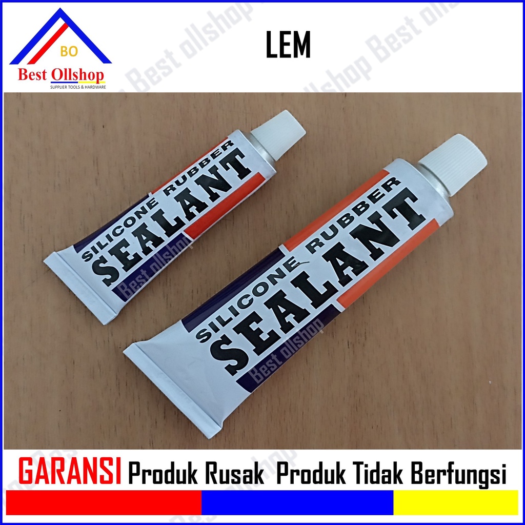 Lem Akuarium Kaca Aquarium Silicon Silikon Sealant Sealent Silen / Lem Silicone Sealent Kaca Acetic Silen Kayu Plastik Karet Keramik Porselen