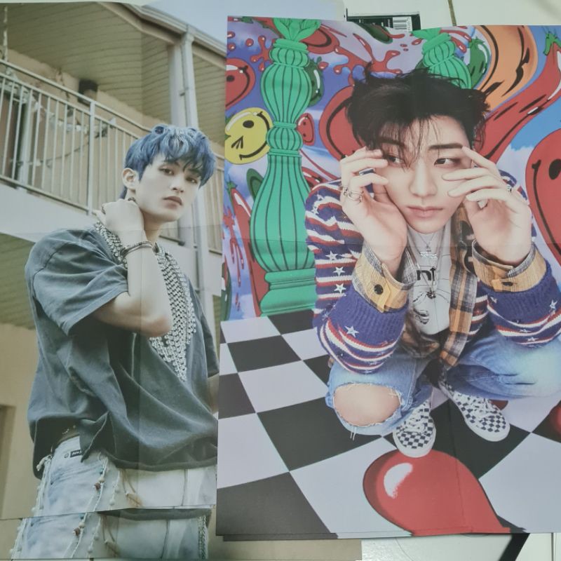 NCT DREAM Folded Poster - Official from Album Hot Sauce NCTDream Jaemin/ Jeno/ Jisung/ Chenle/ Renju