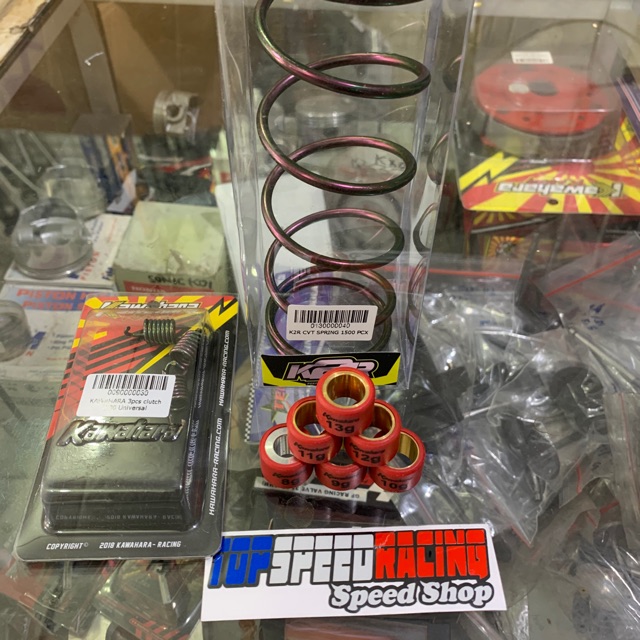 PAKETAN CVT RACING ROLLER PER CVT PER KAMPAS FOR PCX 150,VARIO 125,VARIO 150 ORIGINAL KAWAHARA