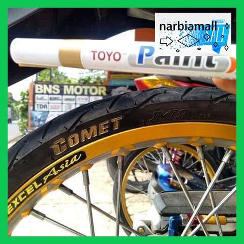 

Y8Ghj6T- Spidol Ban Toyo Gold - Paint Marker Toyo Kualitas Terbaik - Warna Emas Fyinu55-