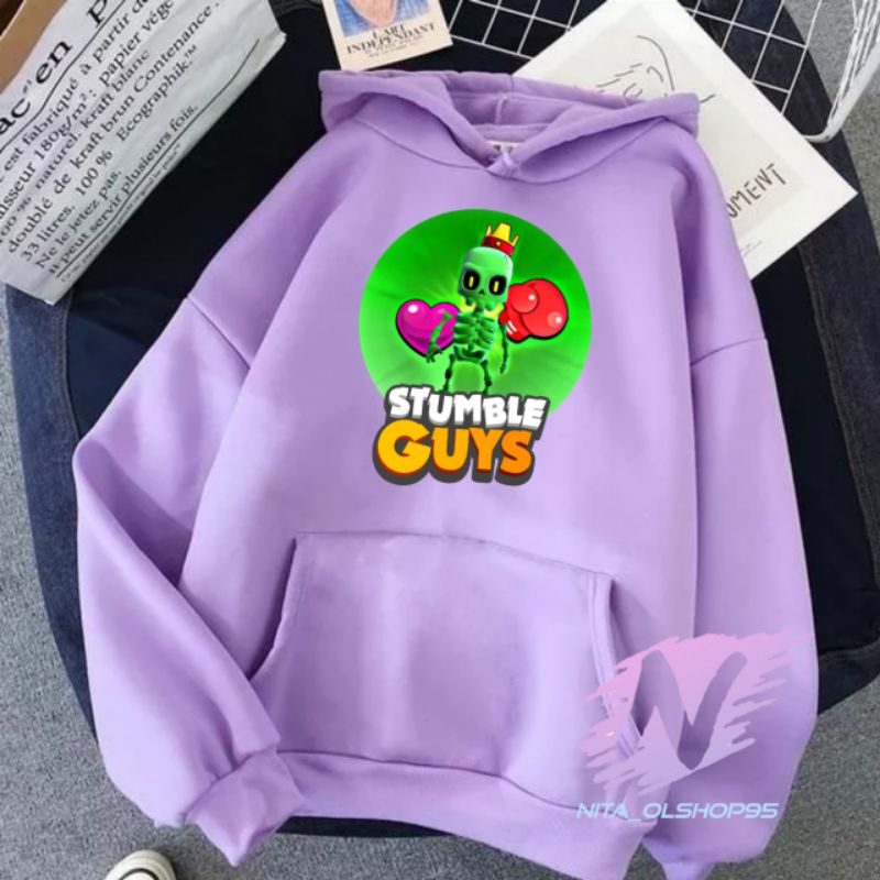 Hoodie anak stumble guys karakter spesial