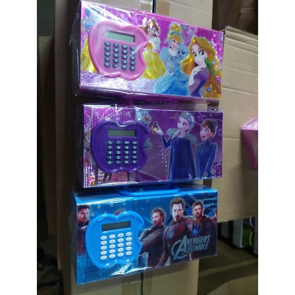 +FREE BUBLE WRAP TEMPAT KOTAK PENSIL KODE 3D LAMPU LED 3 susun 3 MODE NYALA-6