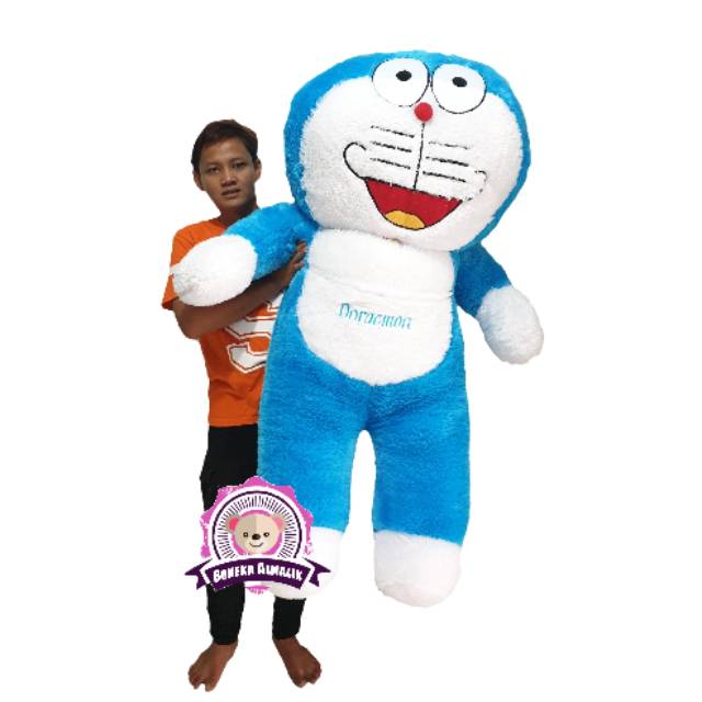 WIDIA BONEKA BESAR DORAEMON JUMBO 1.5 METER SEBESAR MANUSIA RAKSASA MURAH BAHAN RASFUR PREMIUM