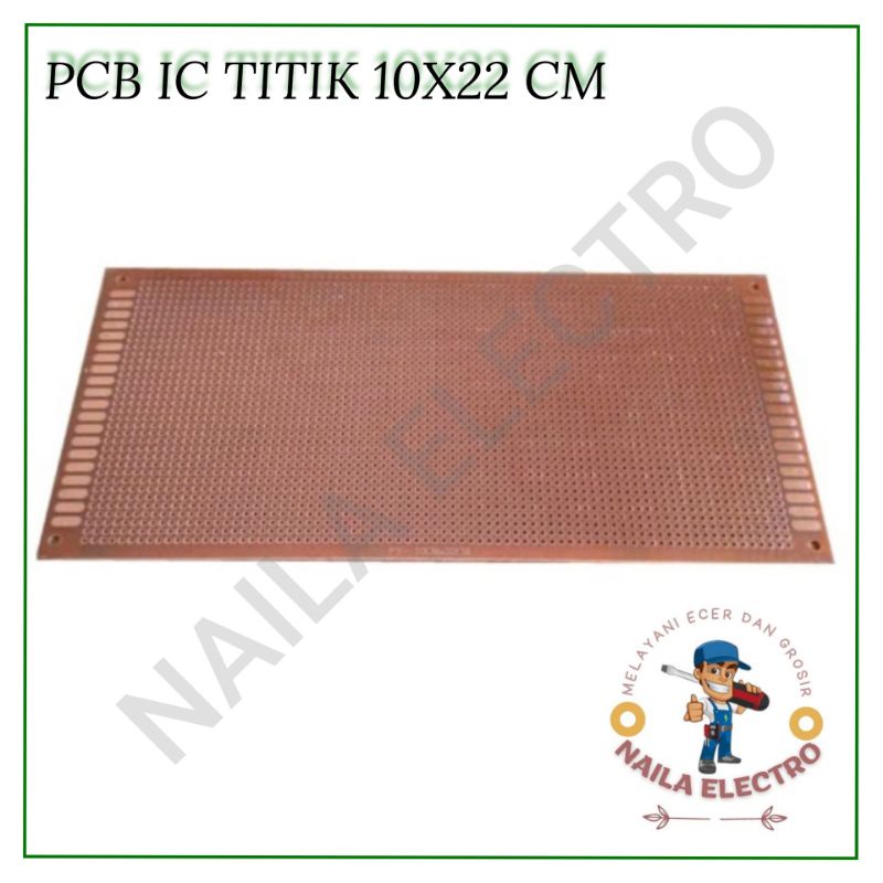 Jual Pcb Ic Titik X Cm Pcb Bolong Ukuran Cm X Cm Shopee