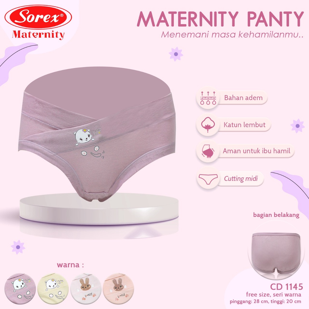 Cd Hamil Sorex 1145 Maternity Panty Fashion | Celana Dalam Ibu Hamil |tc