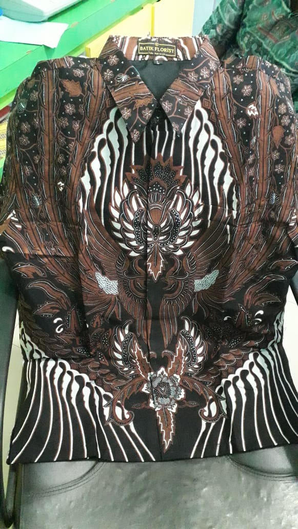 Mahendra Kemeja Batik Pria Full Furing Bahan Katun Sragenan