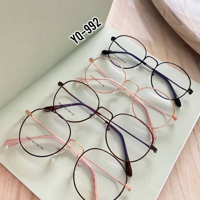 B2 KACAMATA YQ 992 , GRATIS LENSA MINUS DAN ANTIRADIASI