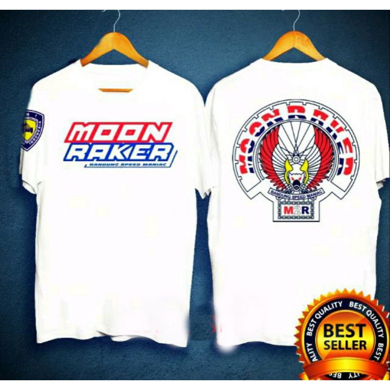Baju kaos Moonraker speed maniac simple keren