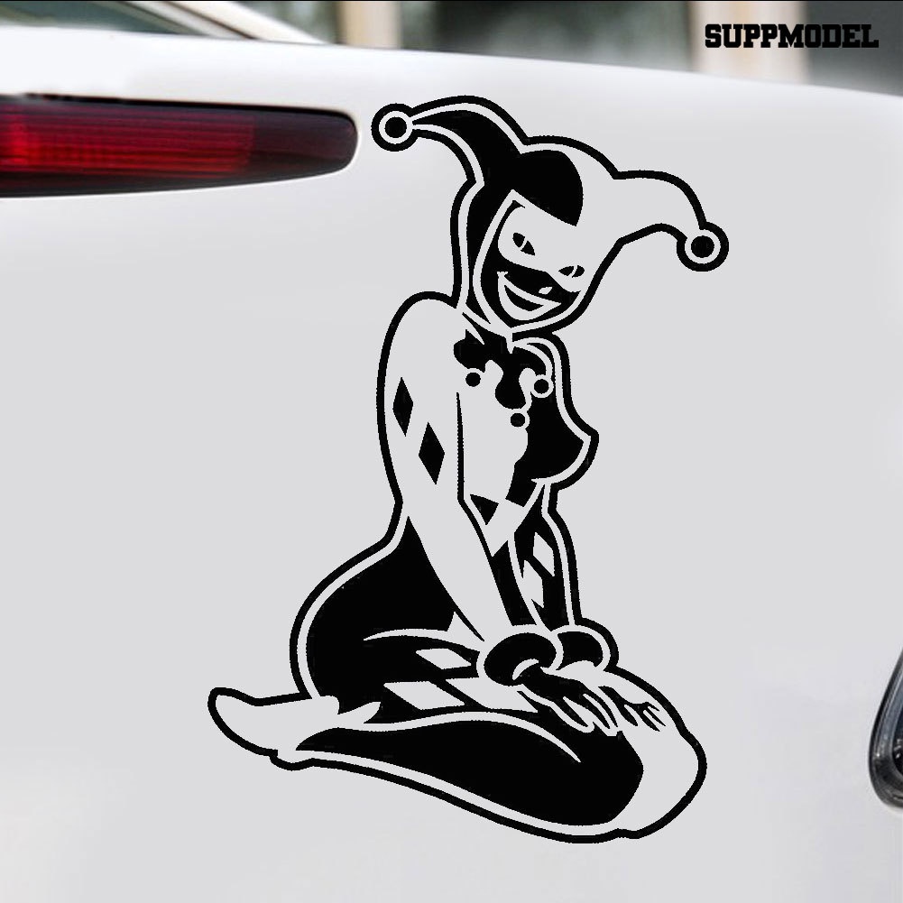 Stiker Decal Reflektif Motif Tulisan Kneeling Quin Untuk Dekorasi Interior Mobil