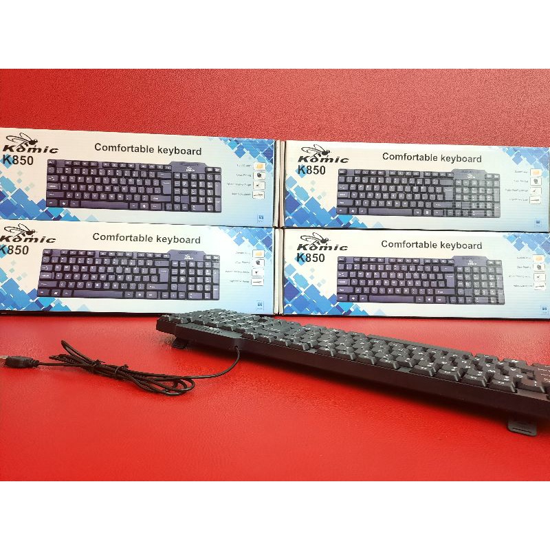 Keyboard Komic K850 USB New Murah Berkualitas