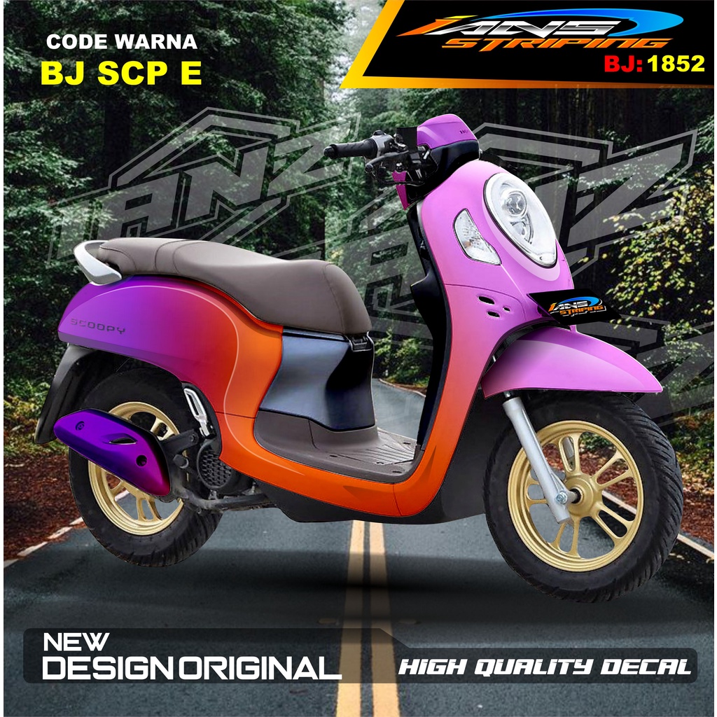 STIKER FULL BODY SCOOPY / STICKER ALL NEW SCOOPY / STIKER FULL BODY SCOOPY TERMURAH / STIKER MOTOR SCOOPY / STIKER MOTOR