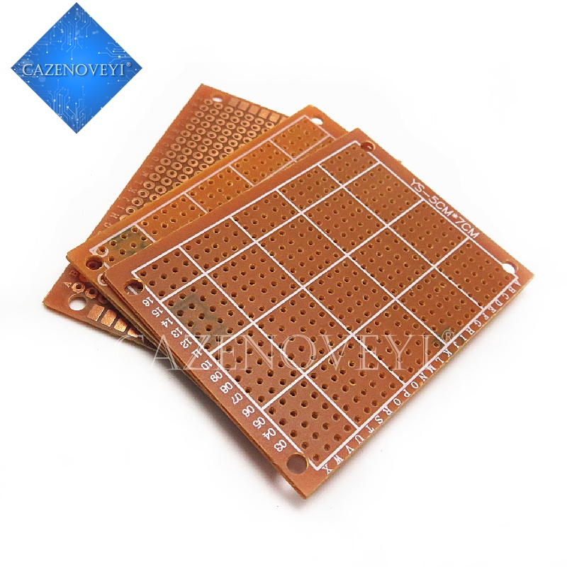 5pcs / lot 5x7cm 5x7 X 9cm 7x9 X 15c 9x15 Prototype PCB Matrix Circuit Board Universal Bahan Tembaga