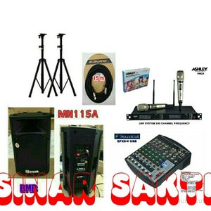 Murah Paket Sound System BMB + Soundcraft USB ( 8 Channel )