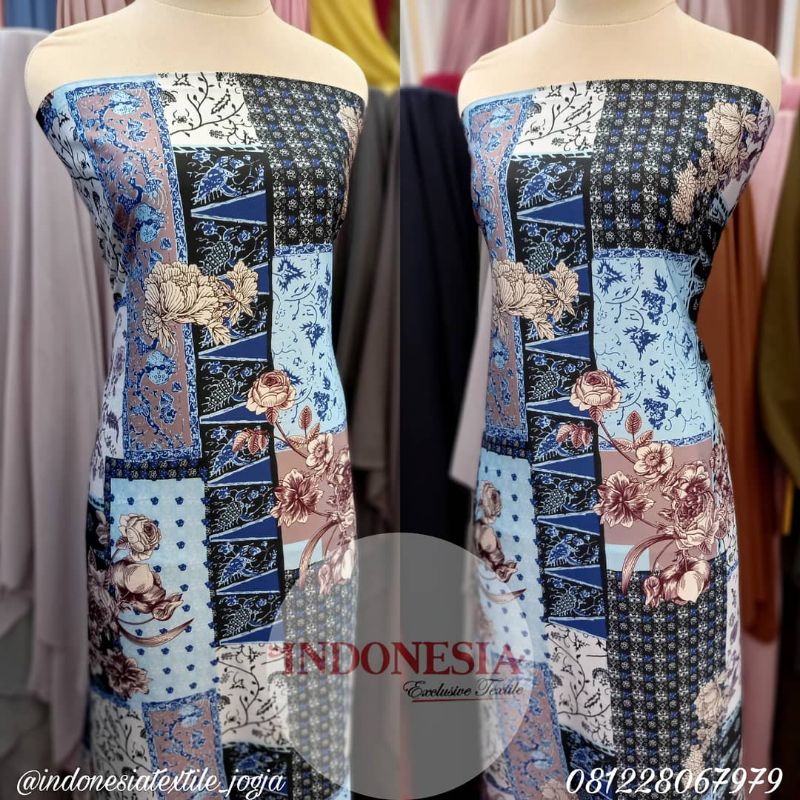 Premium Armani Silk Motif Ethnic