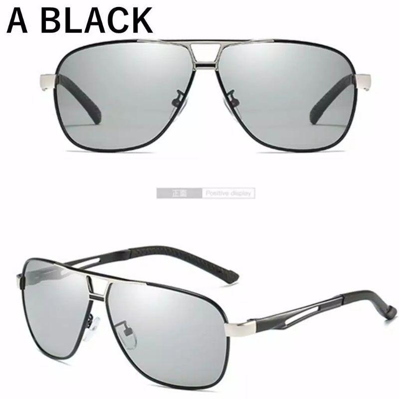 Kacamata Photocromic Polarized Anti UV 400 Aviator PP8521