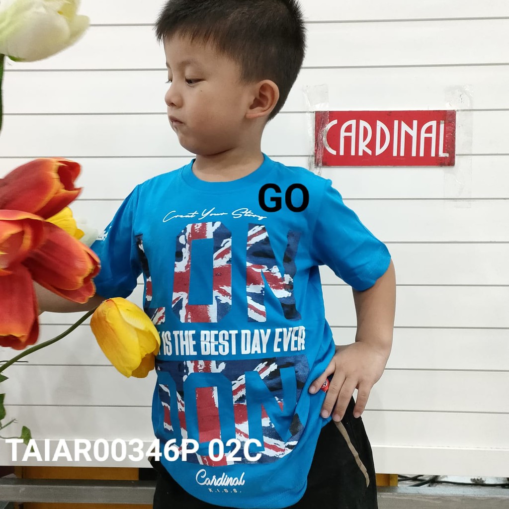 gos KKD CARDINAL KIDS SHIRT OBLONG Kaos Cardinal Lengan Pendek Anak Laki Atasan Oblong Anak