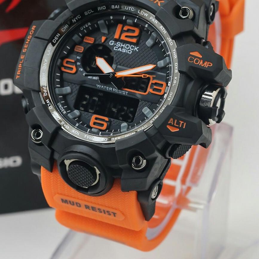 【FRE⚡H】 JAM TANGAN G-SHOCK CASIO GWG 1000 SPORTY TALI WARNA HITAM LIST BIRU HITAM LIST GOLD READY ST