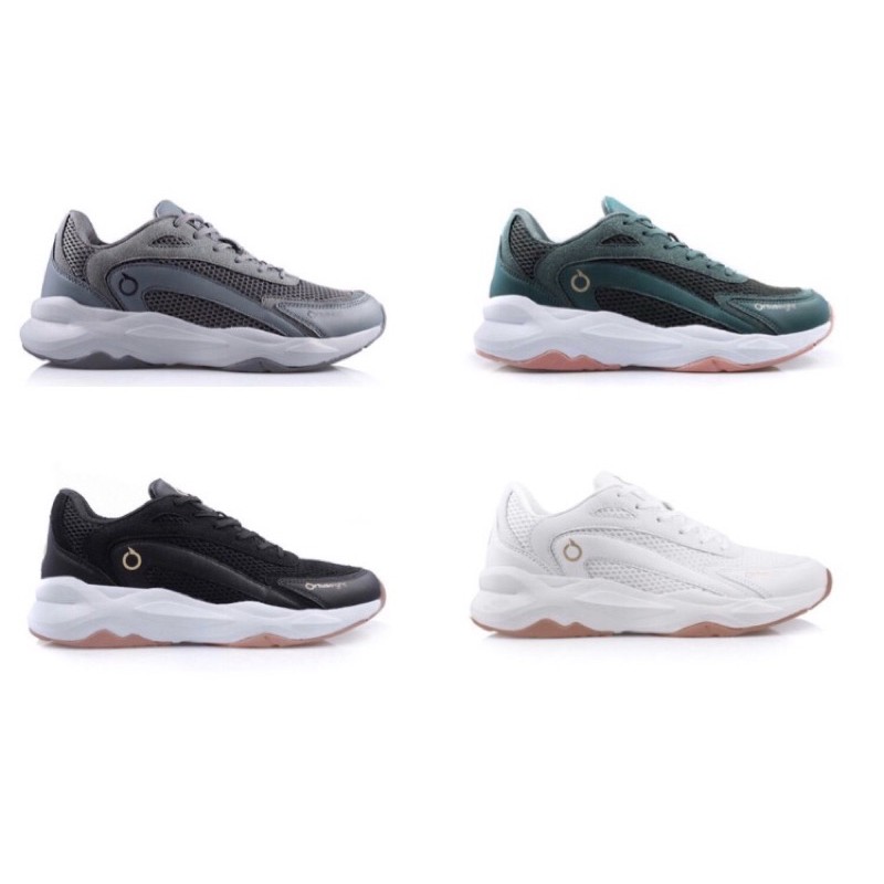 SEPATU SNEAKERS ORTUSEIGHT ABYSSUS EMERALD GOLD/BALCK GLOD/GREY/WHITE GLOD