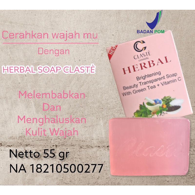 [ BEAUTYMAXX ] [ BPOM ]SABUN HERBAL CLASTE || SABUN WAJAH UNTUK KULIT JERAWAT || SABUN WAJAH HERBAL|| SABUN WAJAH UNTUK KULIT SENSITIVE