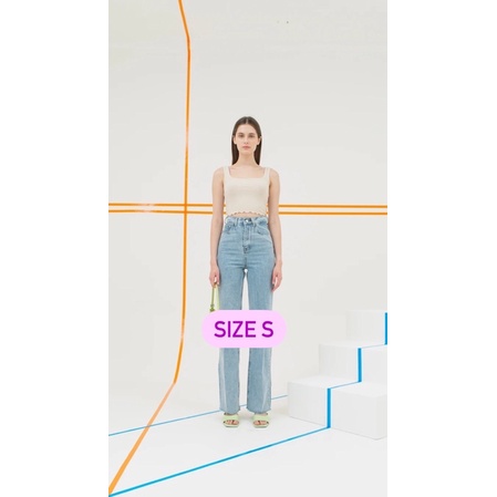 Oudre Bomi Jeans in Light Denim Size S