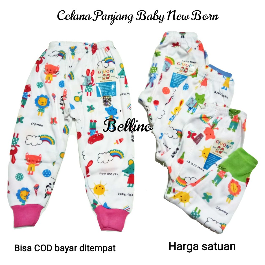 Celana Panjang Bayi Motif Lucu New Born 0-12bulan SNI Premium Celana Bayi Baru Lahir Baby Gift Kado