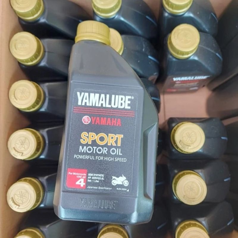 Yamalube Sport SAE 10W-40 1liter Satu dus isi 24 botol
