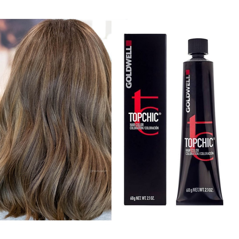 Goldwell Topchic Hair Color 60ml &amp; Oxydant 120ml Kode 7BG