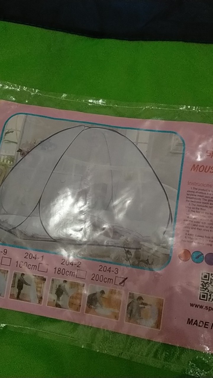 Kelambu Tidur 1.8mx2m Tirai Lipat / Kelambu Anti Nyamuk ...