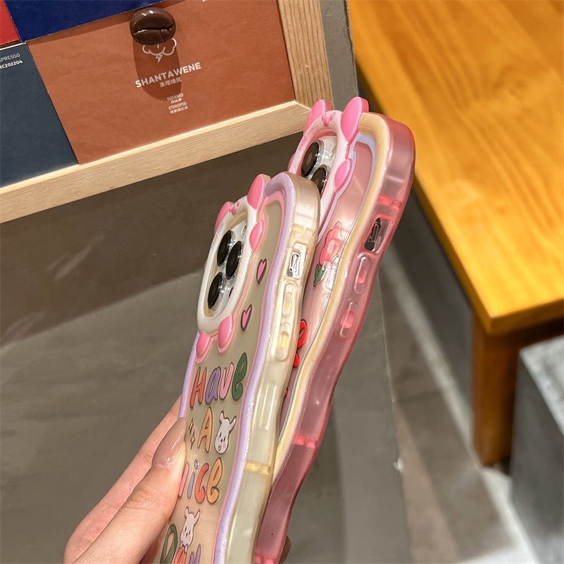 Soft Case Transparan Motif Tulisan Bahasa Inggris Untuk iPhone 13 12 11 Pro Max X Xr Xs Max