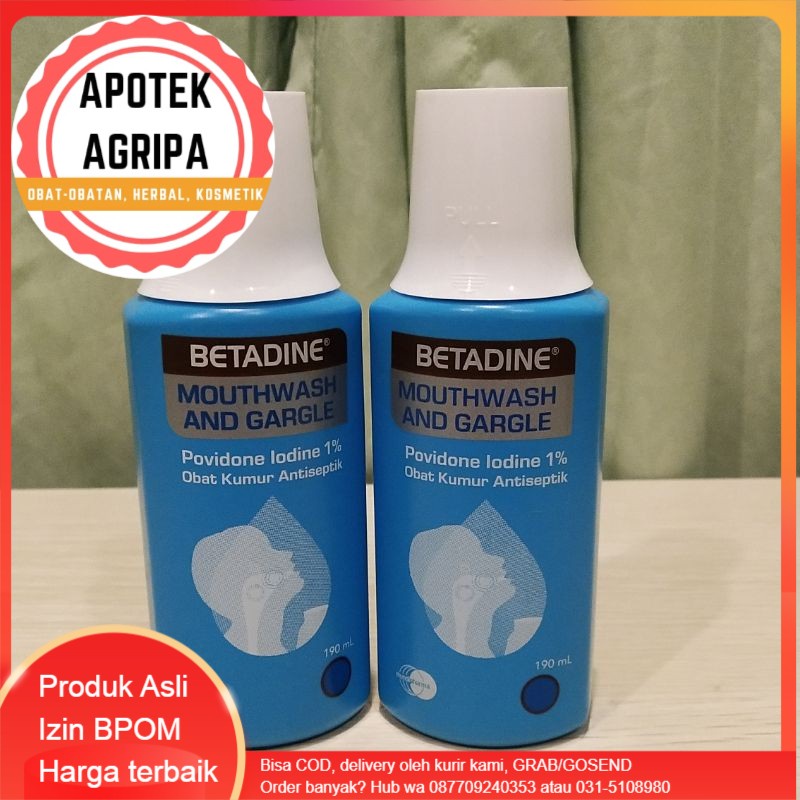 Betadine kumur/betadine mouth wash 190ml