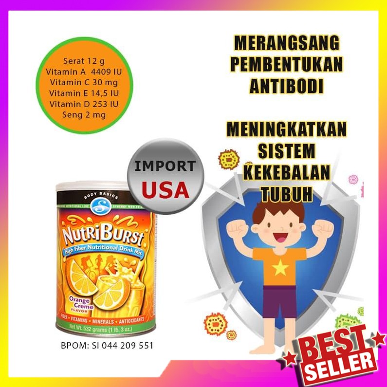 

√ Vitamin Kekebalan Tubuh Yg Berupa Bubuk Minuman - Nutriburst